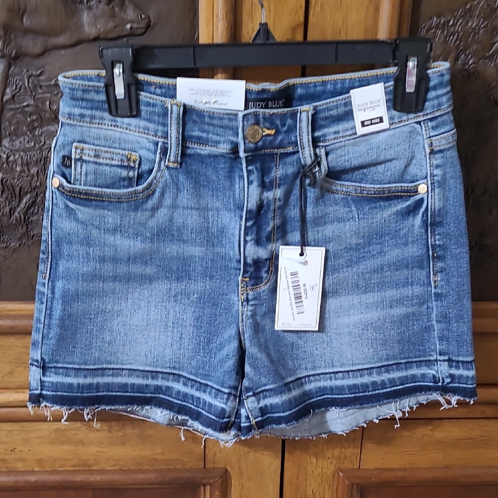 Judy Blue Classic Blue Jean Shorts